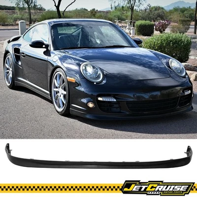 Fits 07-13 Porsche Turbo 997 911 OE Factory Style Front Bumper Lip Spoiler PU - Image 1 of 4