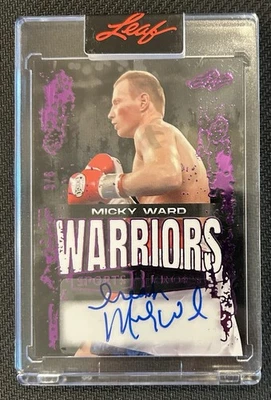 2025 Leaf Metal Sports Heroes MICKY WARD Auto Warriors # /8 Sealed Autograph - Image 1 of 3