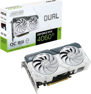 (Factory Refurbished) ASUS Dual RTX 4060 Ti DUAL-RTX4060TI-O8G-WHITE Video Card - Picture 1 of 6