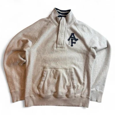Abercrombie & Fitch Men’s 1/4 Zip pullover Muscle Fit sweatshirt Thick XXL - Image 1 of 4