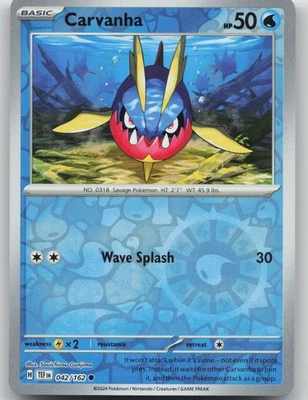 Carvanha 042/162 Common SV05: Temporal Forces NM Reverse Holo - Image 1 of 2
