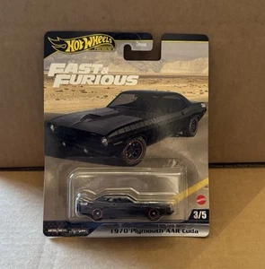 Hot Wheels Premium Fast And Furious Plymouth AAR Cuda Model Car (B44) - Picture 1 of 2