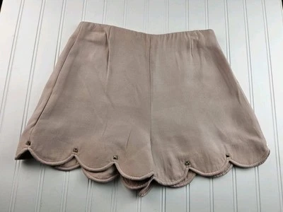 Pantalones cortos para mujer Valentino de mezcla de lana y seda con tachuelas talla 38 Foto 1 de 3
