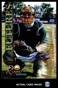 2000 Royal Rookies #NNO PAUL HOOVER Tampa Bay Devil Rays AUTO RC #/950 EX - Picture 1 of 4
