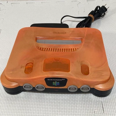 Nintendo 64 Clear Orange/Black N64 Daiei Hawks Limited Edition nur Konsole - Bild 1 von 4