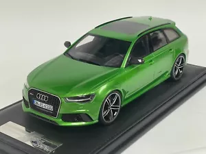 1/18 MotorHelix Audi RS6 Avant en verde lima limitado a 66 piezas - Imagen 1 de 8