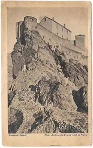 Citadelle de CORTE 2B Gorge de Tavignagno Haute Corse CPA sépia non circulée - Imagen 1 de 2