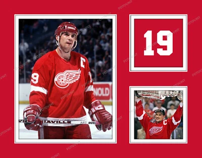 STEVE YZERMAN Photo Picture Collage DETROIT RED WINGS Hockey 8x10 11x14 or 16x20 - Image 1 of 3