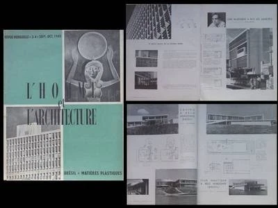 L'HOMME ET L'ARCHITECTURE - N°3-4 - 1945 - NIEMEYER, BRESIL, RAKOTOVILLE - Photo 1/2