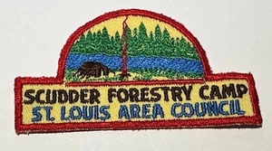 Scudder Forestry Camp St. Louis Council Hat Boy Scout Patch BW2 - Picture 1 of 1