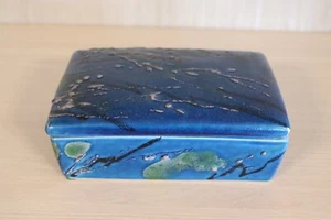Alvino Bagni Raymor MCM Italian ceramiche lidded box, rimini blue, green, - Picture 1 of 13