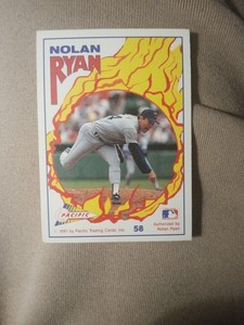 1991 Pacific Nolan Ryan Express Pitching in the 1989 All-Star Game🔥 FREE ship🔥