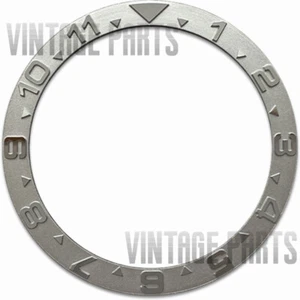 Inserto lunetta piatta acciaio inox argento personaggi convessi 39 mm adatto per SKX007 - Foto 1 di 1