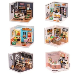 Rolife 6 Paquetes Super Creator Plástico DIY Mini LED Casa de Muñecas Juguete - Imagen 1 de 14