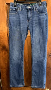 Levi's 511  Denim Blue Jeans Adjustable Band Boys 12 Reg 26x27 - Picture 1 of 5