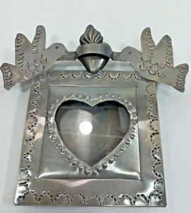 PUNCHED TIN NICHO box handmade southwestern mexican folk art niche - Picture 1 of 5