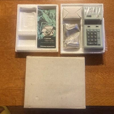 VICTOR MODEL 85 TALLYMATE VF DISPLAY CALCULATOR New In Open Box MINT CONDITION - Image 1 of 4