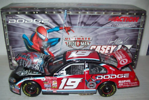 CASEY ATWOOD #19 DODGE SPIDER-MAN CHAROME 2001 1/24 ACTION DIECAST CAR 1500 MADE