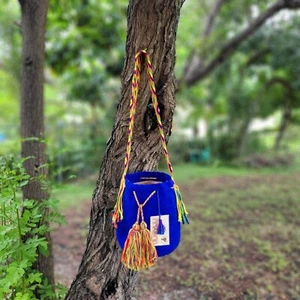 NWT Colombian π¨π΄ Large Handmade Wayuu Mochila Bag Solid Casual Top Quality - Picture 1 of 10