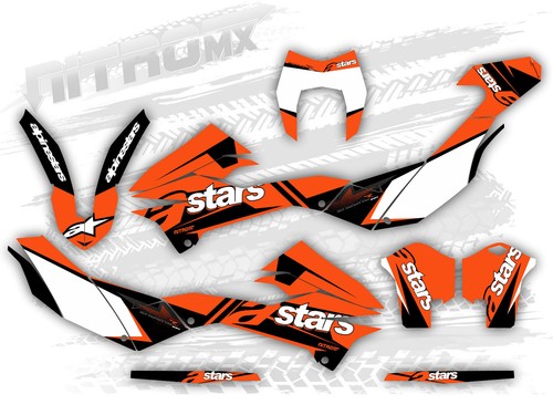 NitroMX Full Graphic Decal Kit For KTM 690 Enduro-R 2012-2018 – Custom Vinyl Wrap, Multicolor