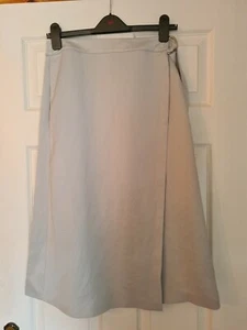 BNWT M&S Silver Grey Midi Skirt 10 - Picture 1 of 5