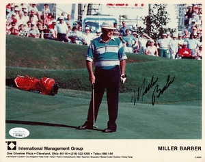 Miller Barber Golf Legend Signed 8x10 Photo with JSA COA - Picture 1 of 2
