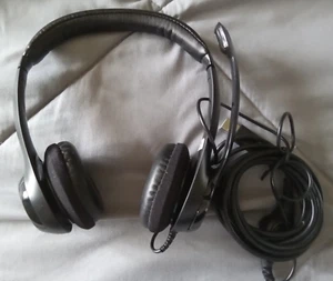 Logitech H390 Black Over the Ear Headset - Headphones - USB - Music and Coms.  - Picture 1 of 5