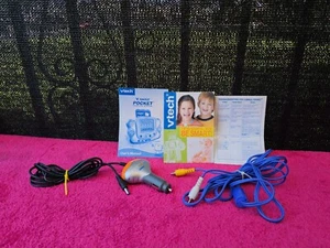 VTech VSmile Pocket Handheld Console Replacement AV Cables Car Adapter & Manuals - Picture 1 of 4