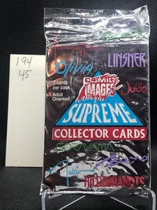 Tarjetas coleccionables de coleccionista supremo 1996 imágenes de cómic selladas 1 paquete Frazetta, Olivia - Imagen 1 de 2