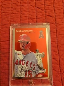 Randal Grichuk 2023 Topps cromo platino aniversario logotipo refractor/499 - Imagen 1 de 1
