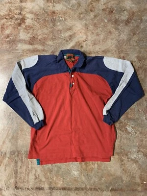 Vintage Boston Traders Sport Colorful Men's EUC Long Sleeve Collared Shirt Sz XL - Image 1 of 4