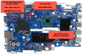 Bios Chip for Lenovo V-14IGL V15-IGL, For MB: NM-C961 Rev: 1.0 (!) - Afbeelding 1 van 3