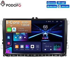 9" Android 13 8 núcleos 8+128 GB radio de coche GPS NAVI BT 5.0 WiFi para VW Passat Caddy - Imagen 1 de 12