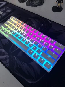 60% Gaming Keyboard HotSwap Wireless Mechanical With Optical Switch (Red) - Picture 1 of 5