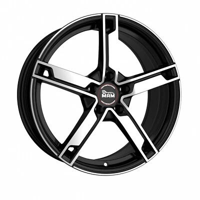 4x 18 Zoll MAM W4 Felgen für BMW 2er Cabriolet F23 Coupe F22 F87 3er E90 F30 F80 - Bild 1 von 4