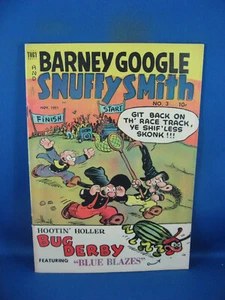 BARNEY GOOGLE AND SNUFFY SMITH 3 F+ TOBY PRESS CANADIAN EDITION 1951 - Imagen 1 de 2