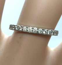New Tiffany & Co. Platinum PT950 Diamond 1/2 Eternity Band Ring