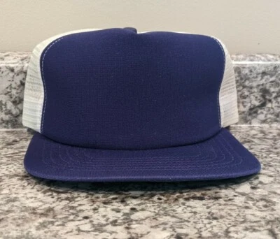 De Colección 2 Colores Púrpura y Blanco Años 80 New Era Snapback Malla Camionero Sombrero Nuevo de Lote Antiguo Foto 1 de 3