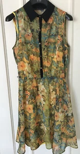 Atmosphere woman’s yellow flowery summer dress - Picture 1 of 6