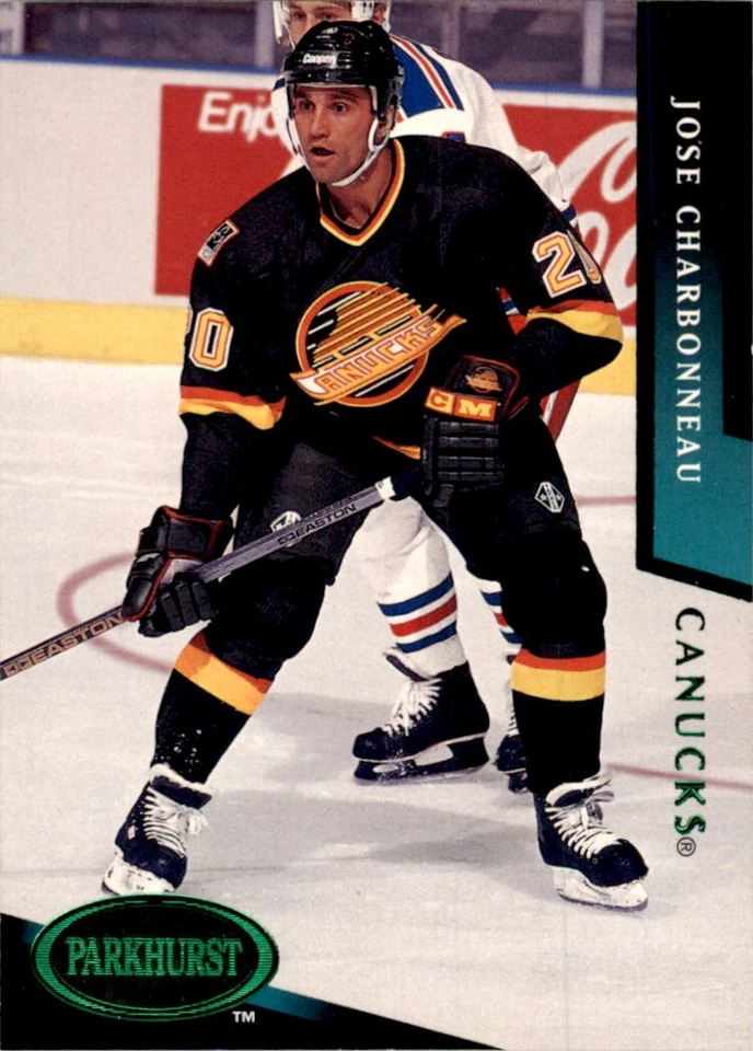 1993-94 PARKHURST JOSE CHARBONNEAU VANCOUVER CANUCKS #484 - Image 1 of 2