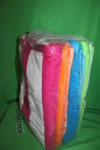 4 Piece Assorted Colors Striped Cabana towels Cotton 30 x 60 - Afbeelding 1 van 2