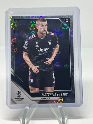 2021-22 Topps UEFA Champions League Matthijs de Ligt Starball Foil #44 JUVENTUS - Image 1 of 2