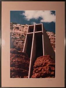 FINE ART PHOTOGRAPHY SEDONA ARIZONA MOUNTAIN CROSS by DANIEL MICHAEL SIERCHIO - Picture 1 of 1