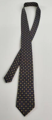 Corbata para hombre Sean John 100 % seda azul y dorado. 58" X 3-1/4" Foto 1 de 4