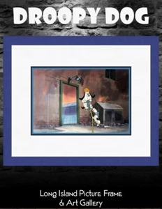 Original Hanna Barbera Droopy Dog Hand Painted Animation Production Cel FRAMED - Picture 1 of 4