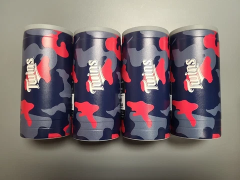 4 Lot NEW MLB Minnesota Twins Slim 12oz Can Coolers Metal Coolie Koozie Coozie Cover