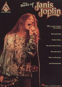 BEST OF JANIS JOPLIN - GUITAR TAB SHEET MUSIC SONG BOOK - Picture 1 of 1