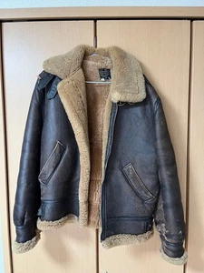 Chaqueta de Vuelo Schott B-3 Piel de Oveja Hecha en EE. UU. Talla 36 Bombardero Clásica Original - Imagen 1 de 10