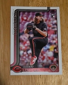 2025 Topps #205 Rhett Lowder (RC) Cincinnati Reds - Picture 1 of 2