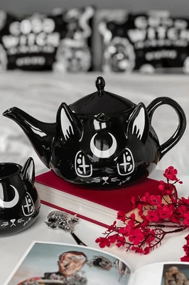 KILLSTAR Evil Bunny Teapot In Black - Image 1 of 3